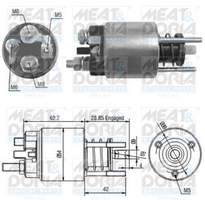 MEAT & DORIA 46128 Starter solenoid BMW experience and price