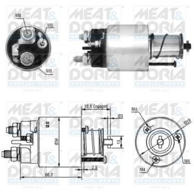 1497 MEAT & DORIA 46139 Starter motor 5802-F1