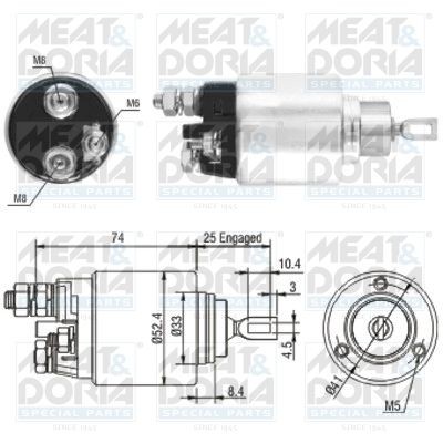 MEAT & DORIA 46144 Starter solenoid PEUGEOT experience and price