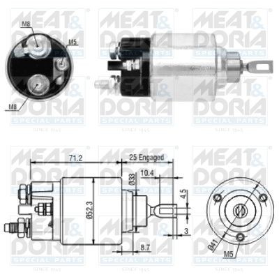 MEAT & DORIA 46154 Starter solenoid VOLVO experience and price