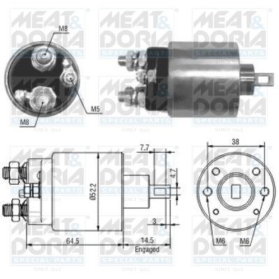 MEAT & DORIA 46166 Starter solenoid PEUGEOT experience and price