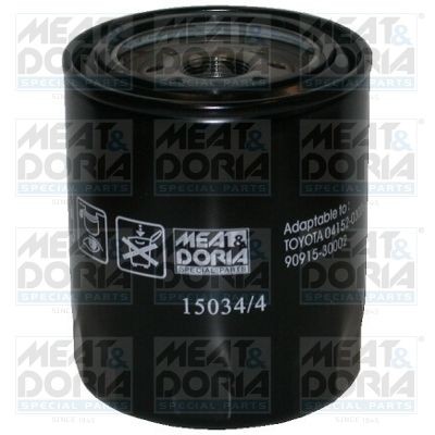 MEAT & DORIA 15034/4 Engine oil filter M 24 X 1,5, Spin-on Filter