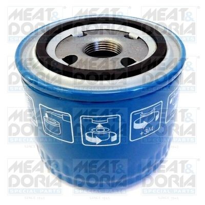 MEAT & DORIA 15565 Oil filter M 22 X 1.5, Spin-on Filter