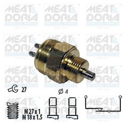 MEAT & DORIA 36020 Reverse light switch 001.545.57.09
