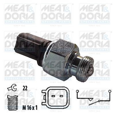 MEAT & DORIA Reverse light switch 36061 Ford MONDEO 2002