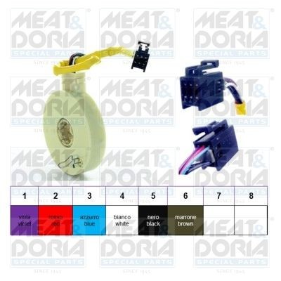 MEAT & DORIA 93051 FORD USA Steering wheel position sensor in original quality