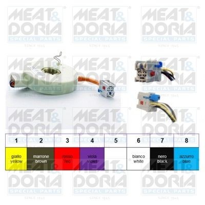 MEAT & DORIA 93056 FORD Steering position sensor in original quality