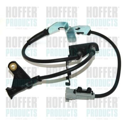 HOFFER 8290343 ABS sensor Front Axle Right, with cable, Hall Sensor, 2-pin connector
