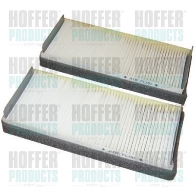 HOFFER 17163-X2 Innenraumfilter für MERCEDES-BENZ UNIMOG LKW in Original Qualität