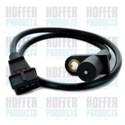 HOFFER 7517035 Crankshaft sensor 3-pin connector, Inductive Sensor