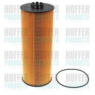 HOFFER 14020 Oil filter 457 184 0025