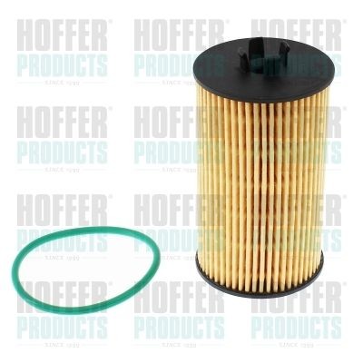 HOFFER Filter Insert Inner Diameter: 9mm, Ø: 57mm, Height: 105mm Oil filters 14107 buy