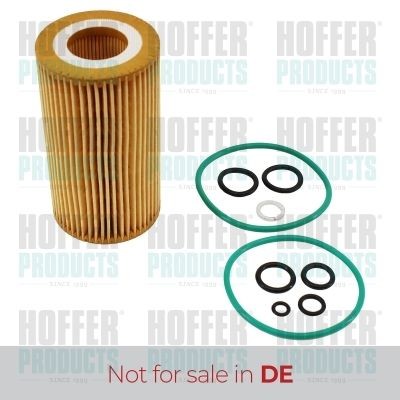 HOFFER 14167 Oil filter A119 180 00 09 67
