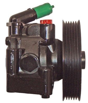 LIZARTE 04.88.0254-1 Power steering pump Hydraulic, Number of ribs: 6, Belt Pulley Ø: 122 mm, black