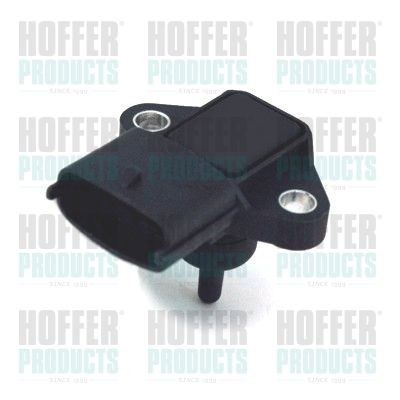 HOFFER 7472345 Intake manifold pressure sensor with integrated air temperature sensor