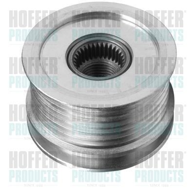 HOFFER 4555016 Alternator Freewheel Clutch 111545402