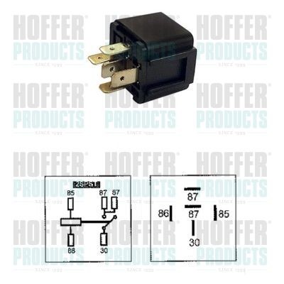 HOFFER 7237004 Relay, main current 656 108 301