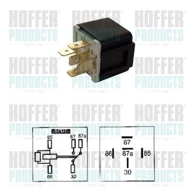 HOFFER 7237008 Relay, main current 81.25902-0155