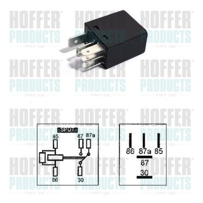 HOFFER 7237012 Relay, main current 1670141