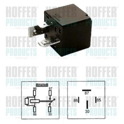 HOFFER 7250002 Relay, main current 7752313