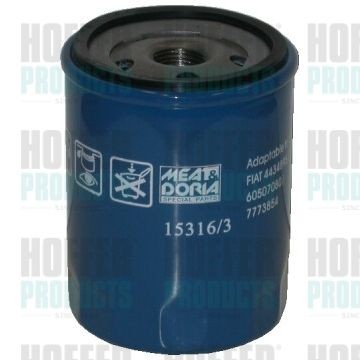 HOFFER 15316/3 Oil filter 4449040