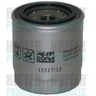 HOFFER 3/4-16 UNF, Spin-on Filter Ø: 81mm, Height: 92mm Oil filters 15317/12 buy