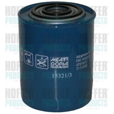 HOFFER 15321/3 Oil filter 71 739 634
