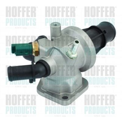 HOFFER Opening Temperature: 88°C, with sensor Thermostat, coolant 8192519 buy