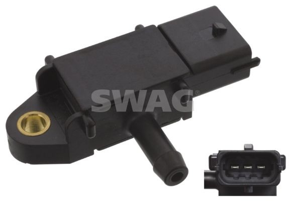SWAG Exhaust gas pressure sensor Opel Astra H Saloon new 40 94 5772