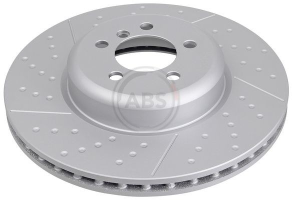A.B.S. COATED 18277 Brake disc 370x30mm, 5, slotted/perforated, Coated