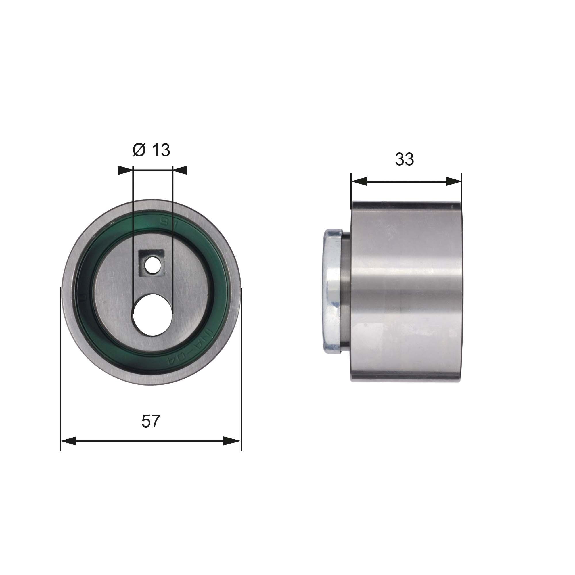 GATES T41258 Timing belt tensioner pulley G-Force Redline™ CVT Belt