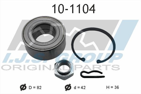 Original 10-1104 IJS GROUP Wheel bearings CITROËN