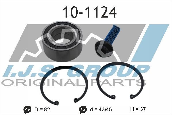 IJS GROUP Front Axle, 82 mm Inner Diameter: 43mm Wheel hub bearing 10-1124 buy