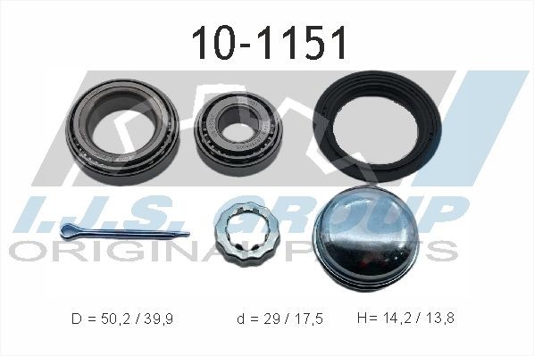 IJS GROUP Rear Axle, 40 mm Inner Diameter: 17,5, 28,9mm Wheel hub bearing 10-1151 buy