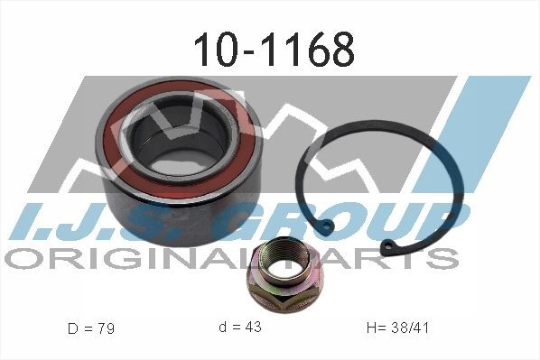 IJS GROUP 10-1168 Wheel bearing kit 44300-S2G-008