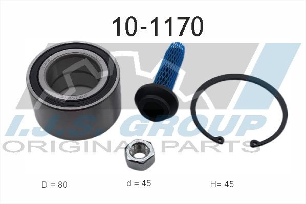 IJS GROUP 10-1170 Wheel bearing kit 7D0 498 625
