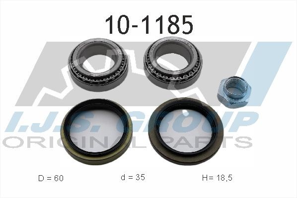 IJS GROUP 10-1185 Wheel bearing kit 5007039