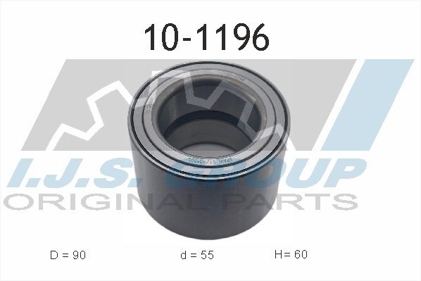 Iveco MASSIF Bearings parts - Wheel bearing kit IJS GROUP 10-1196