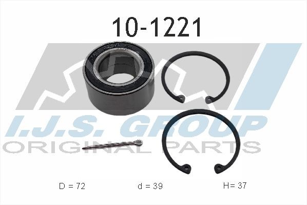 IJS GROUP 10-1221 Wheel bearing kit 33 41 1 124 945