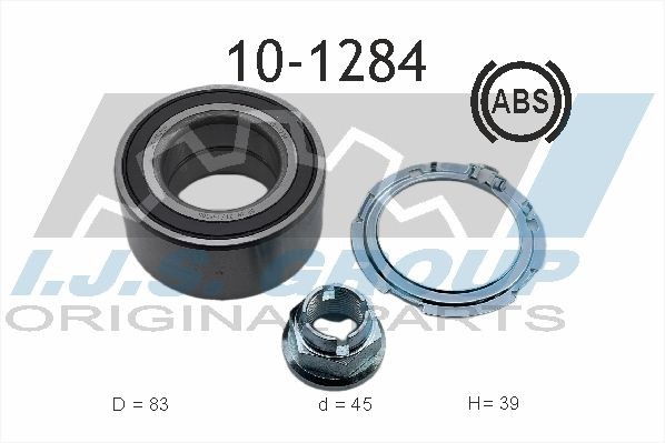 IJS GROUP 10-1284 Wheel bearing kit 7701208060