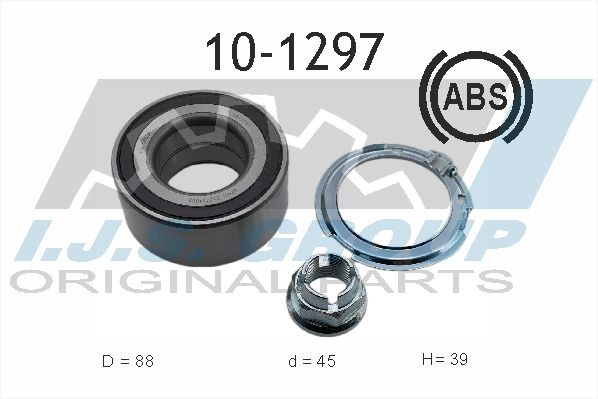 IJS GROUP 10-1297 Wheel bearing kit 51 25 018