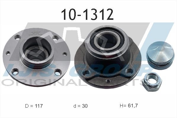 IJS GROUP 10-1312 Wheel bearing kit 7539115