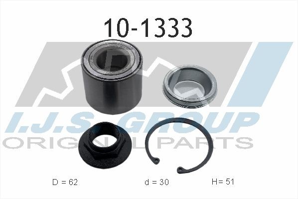 IJS GROUP 10-1333 Wheel bearing kit CITROËN experience and price