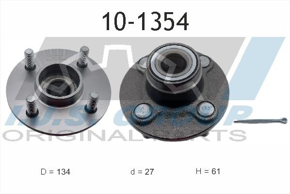 IJS GROUP 10-1354 Wheel bearing kit N 012 536 1