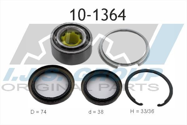 IJS GROUP 10-1364 Wheel bearing kit 22720019