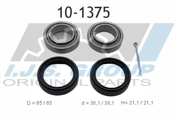 IJS GROUP 10-1375 Wheel bearing kit 10734801