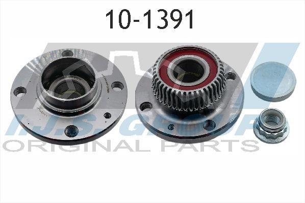 IJS GROUP 10-1391 Wheel bearing kit Rear Axle, Left, Right, with integrated ABS sensor, 120 mm