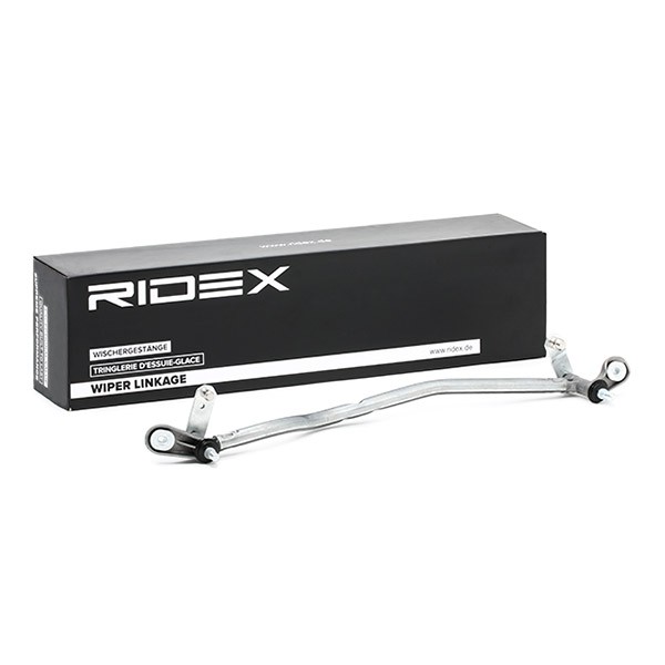 RIDEX 300W0006 Drogovje brisalnika / -pogon za volan na levi strani, spredaj, brez elektromotorja