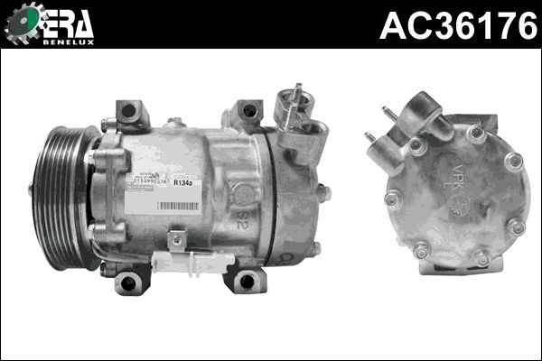 ERA Benelux AC36176 AC compressor clutch 6453.YJ