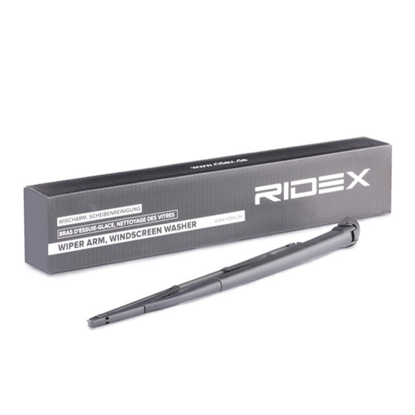 RIDEX 301W0053 Wiper Arm, windscreen washer Rear, with cap, with integrated wiper blade